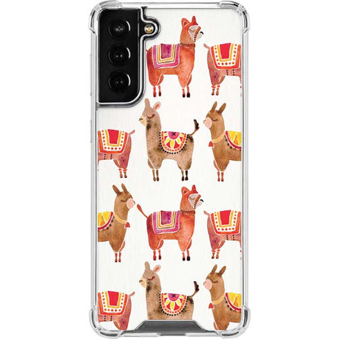 Cat Coq Alpacas Galaxy S21 FE Clear Case
